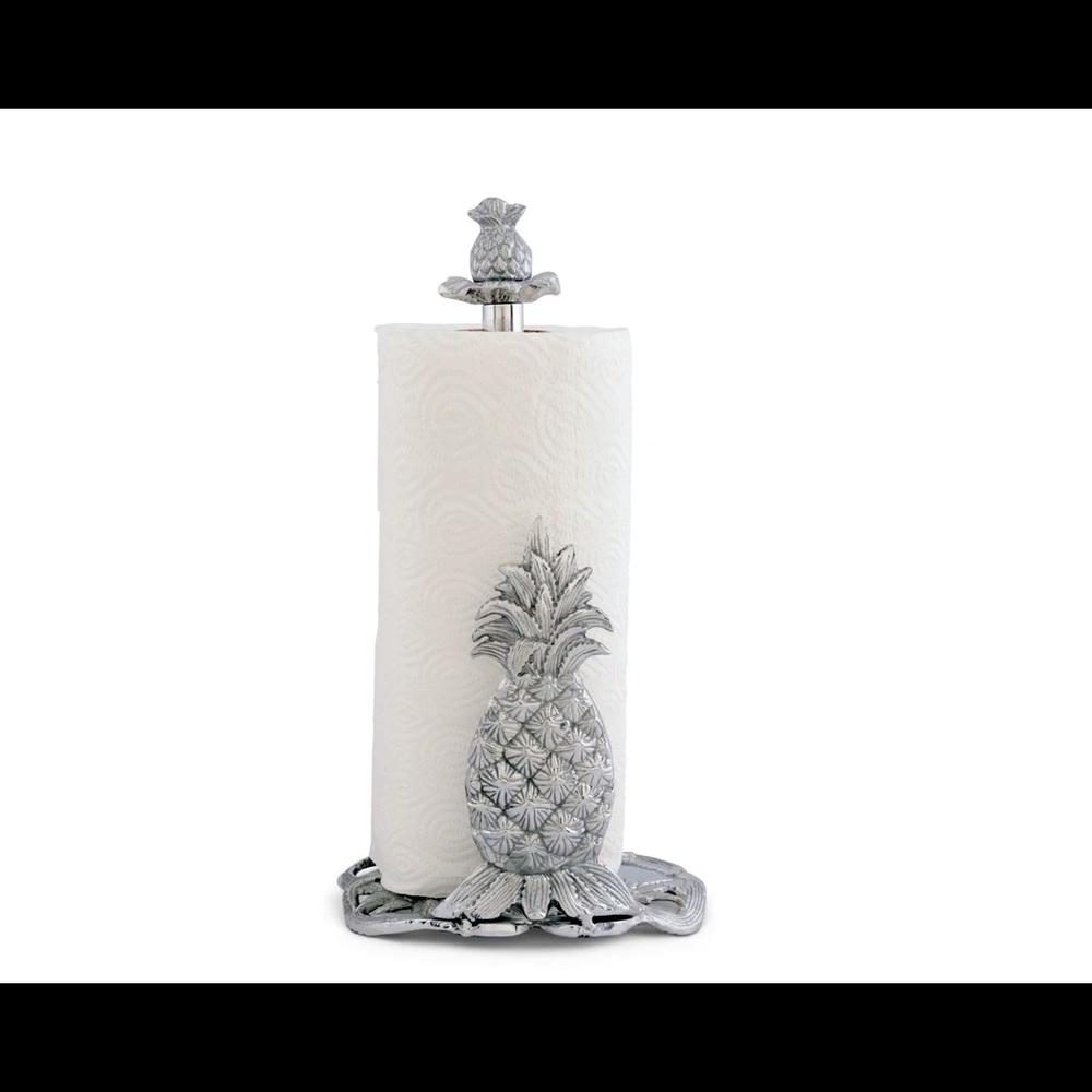 Arthur Court Pineapple Paper Towel Holder